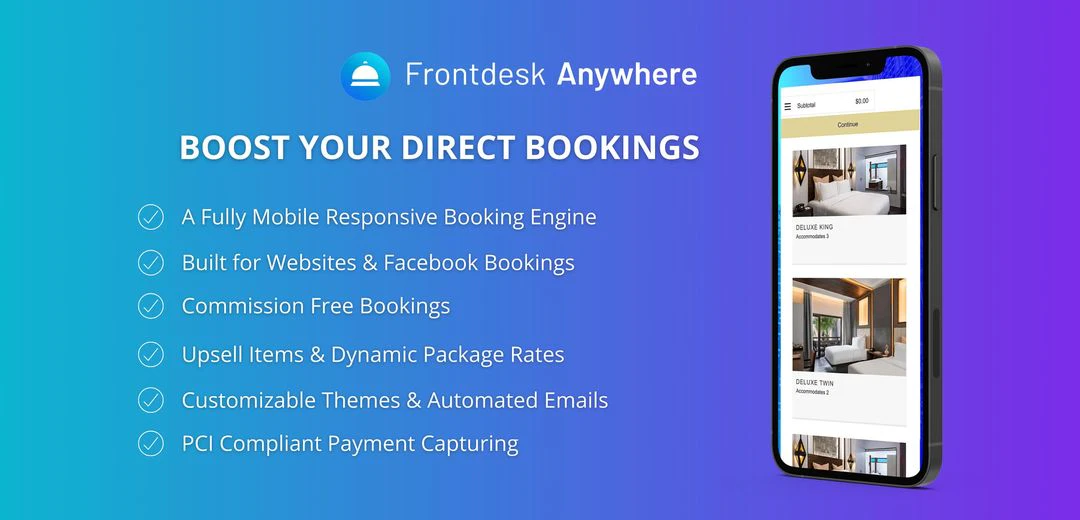 screenshot of Frontdesk Anywhere